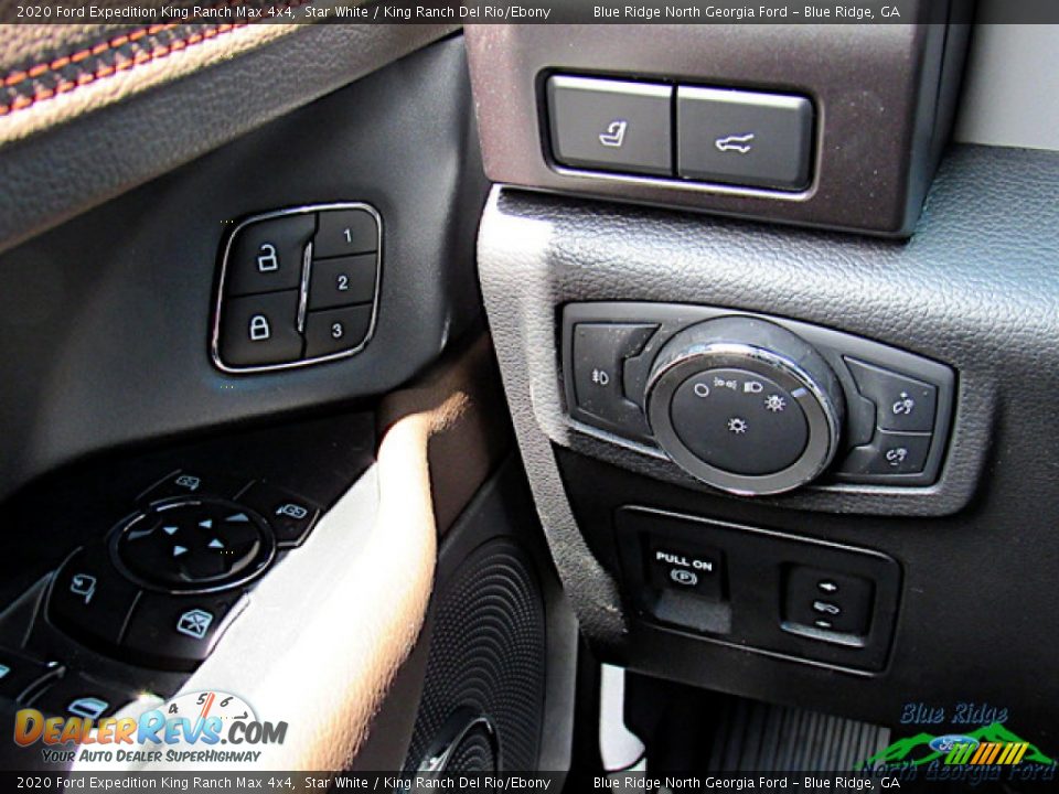 2020 Ford Expedition King Ranch Max 4x4 Star White / King Ranch Del Rio/Ebony Photo #25