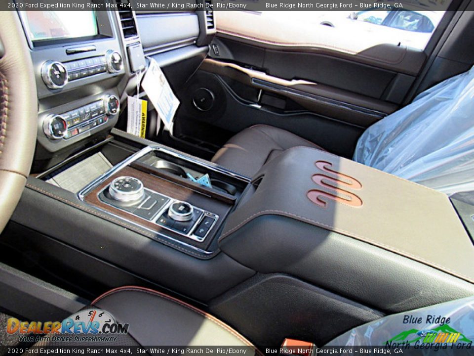 2020 Ford Expedition King Ranch Max 4x4 Star White / King Ranch Del Rio/Ebony Photo #31