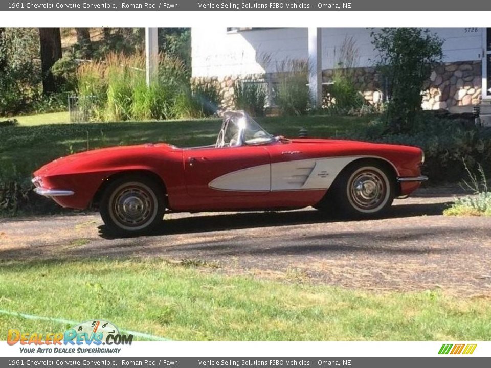 Roman Red 1961 Chevrolet Corvette Convertible Photo #1