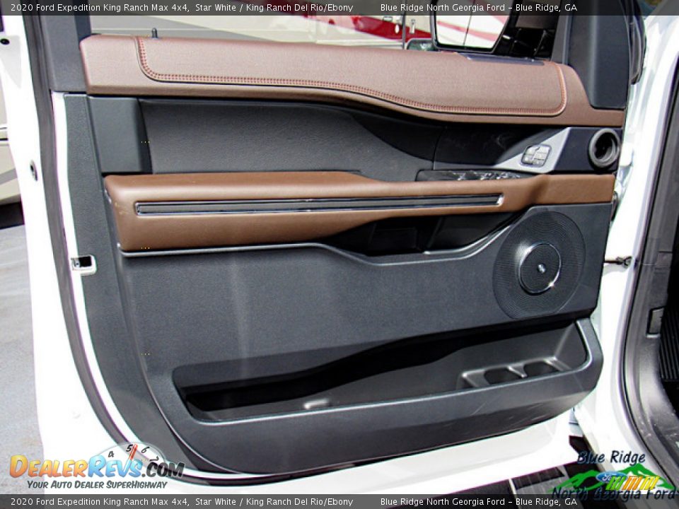 2020 Ford Expedition King Ranch Max 4x4 Star White / King Ranch Del Rio/Ebony Photo #32