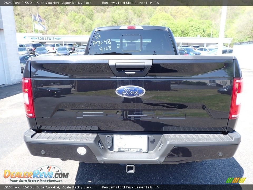 2020 Ford F150 XLT SuperCab 4x4 Agate Black / Black Photo #3