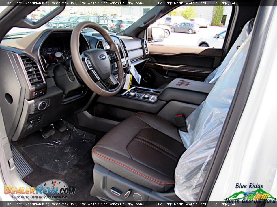 2020 Ford Expedition King Ranch Max 4x4 Star White / King Ranch Del Rio/Ebony Photo #33