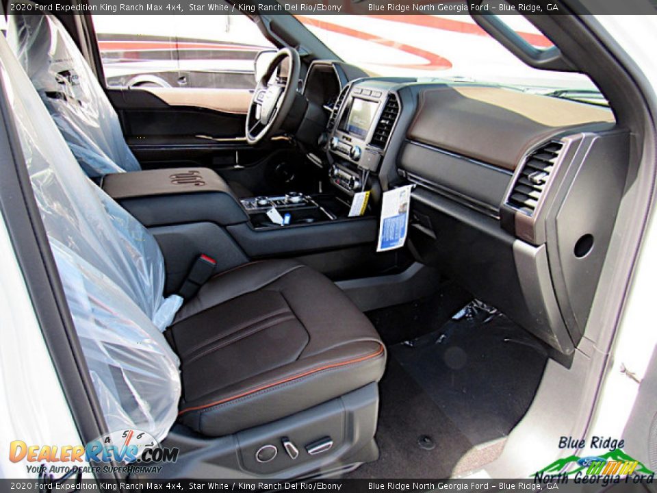 2020 Ford Expedition King Ranch Max 4x4 Star White / King Ranch Del Rio/Ebony Photo #34
