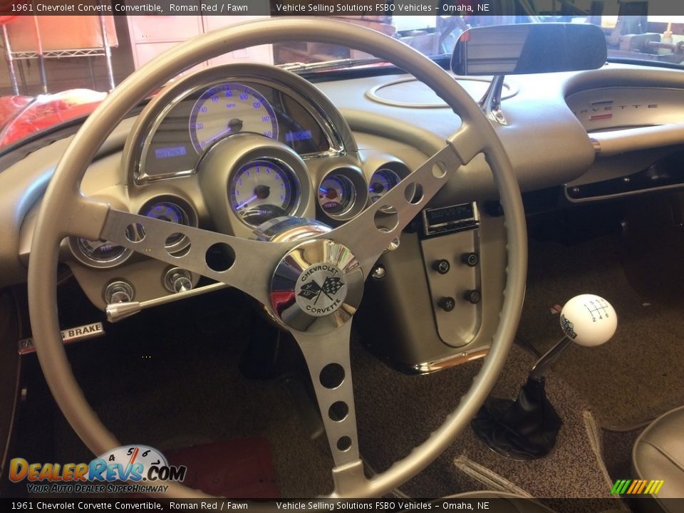 1961 Chevrolet Corvette Convertible Steering Wheel Photo #9