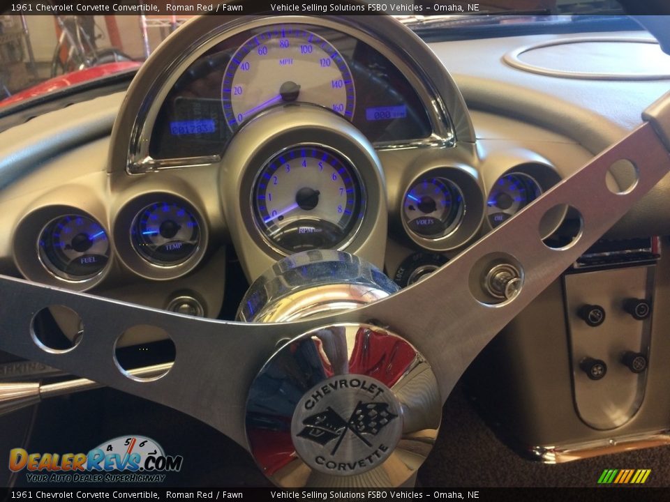 1961 Chevrolet Corvette Convertible Roman Red / Fawn Photo #10