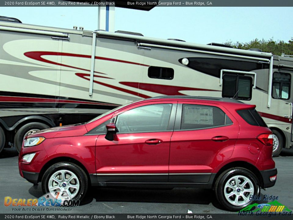 2020 Ford EcoSport SE 4WD Ruby Red Metallic / Ebony Black Photo #2