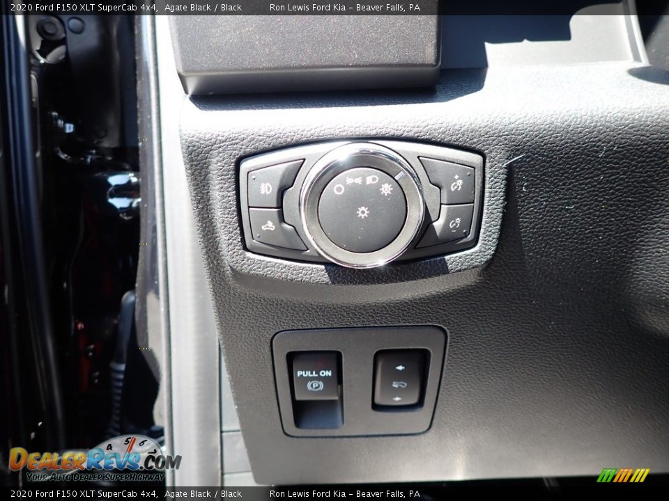 2020 Ford F150 XLT SuperCab 4x4 Agate Black / Black Photo #11