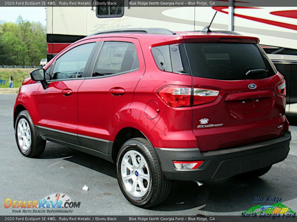 2020 Ford EcoSport SE 4WD Ruby Red Metallic / Ebony Black Photo #3