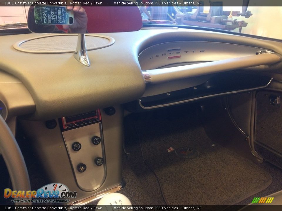 1961 Chevrolet Corvette Convertible Roman Red / Fawn Photo #12