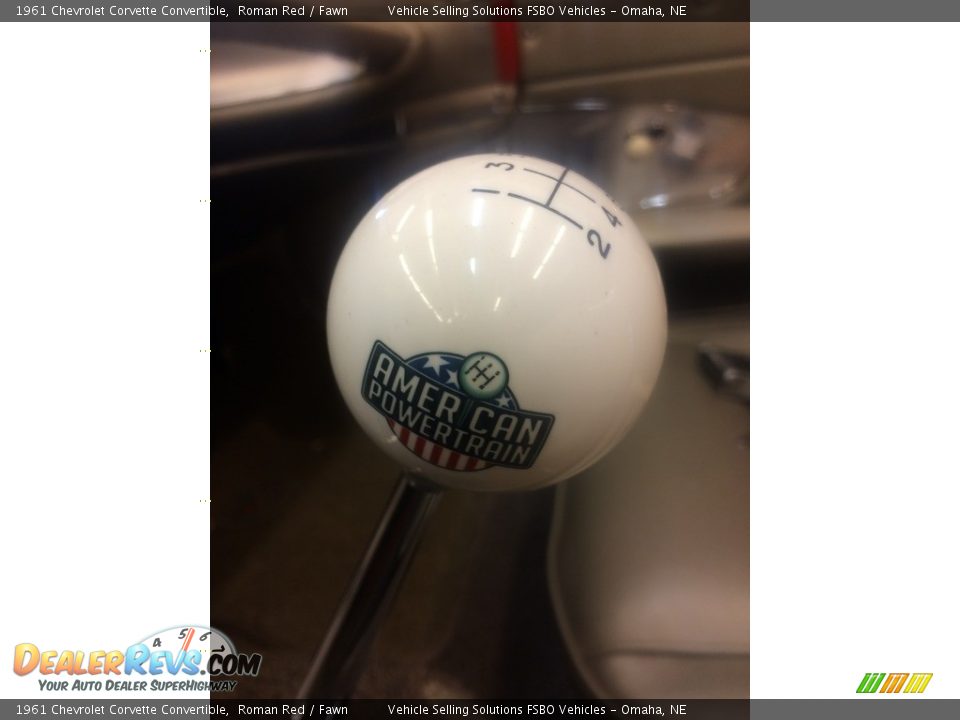 1961 Chevrolet Corvette Convertible Roman Red / Fawn Photo #13