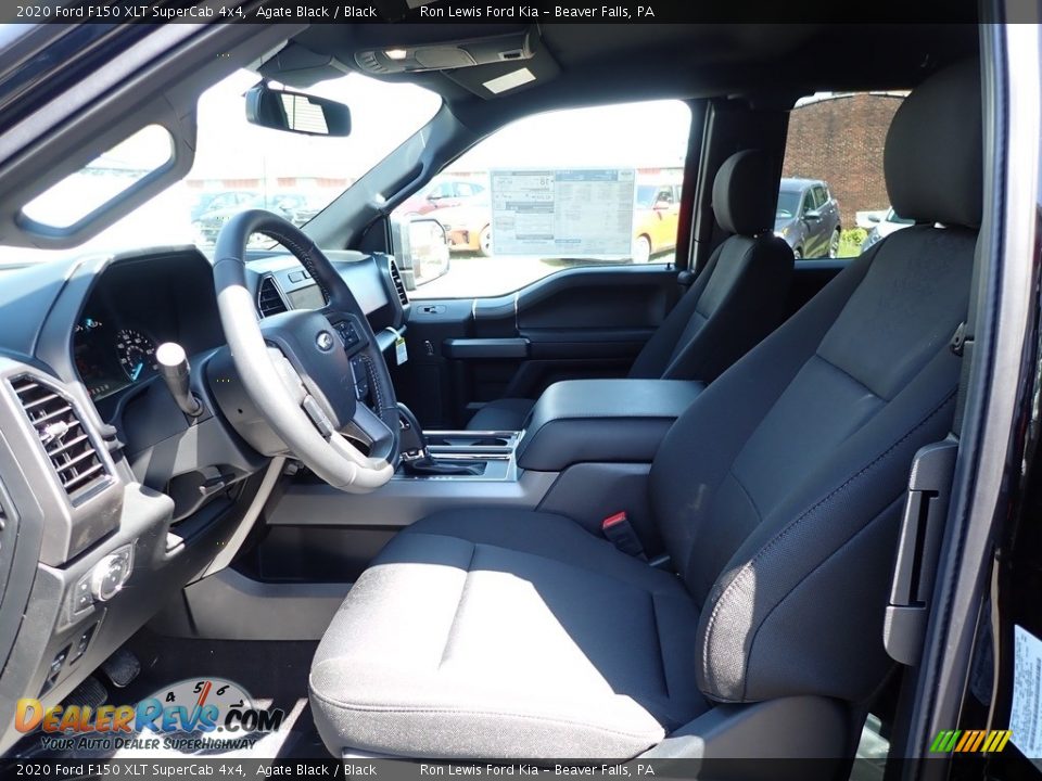 2020 Ford F150 XLT SuperCab 4x4 Agate Black / Black Photo #13