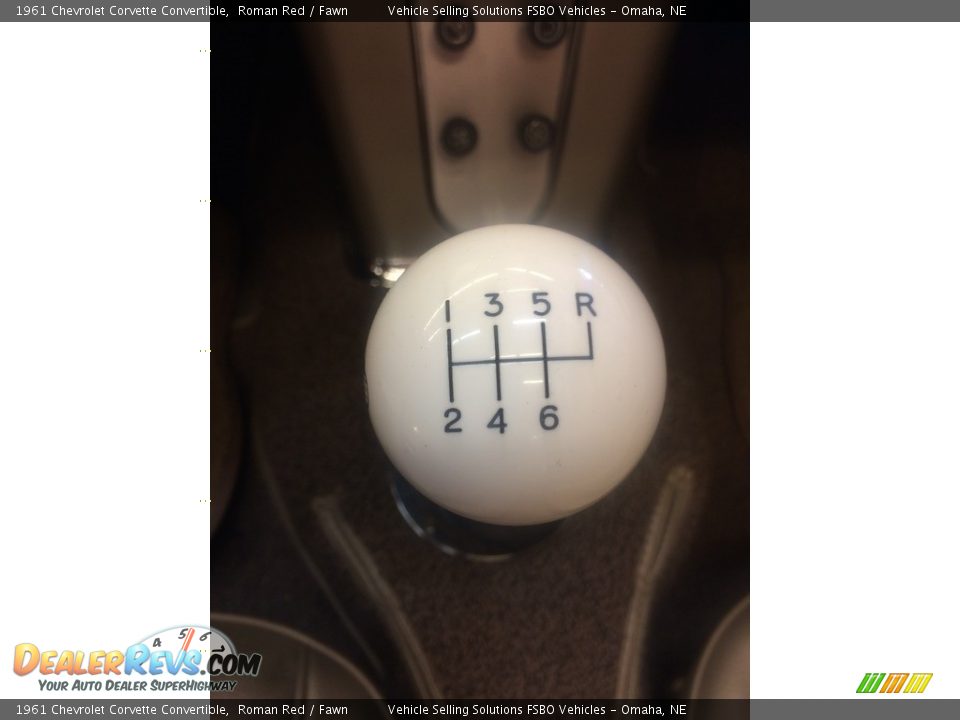 1961 Chevrolet Corvette Convertible Roman Red / Fawn Photo #14
