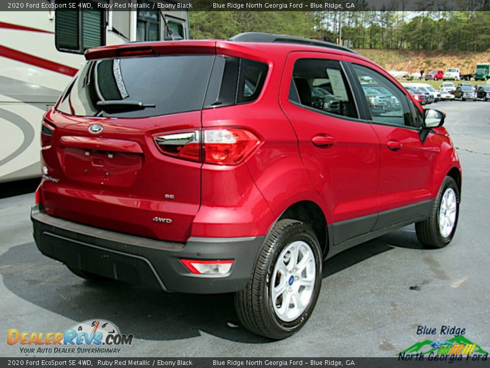 2020 Ford EcoSport SE 4WD Ruby Red Metallic / Ebony Black Photo #5