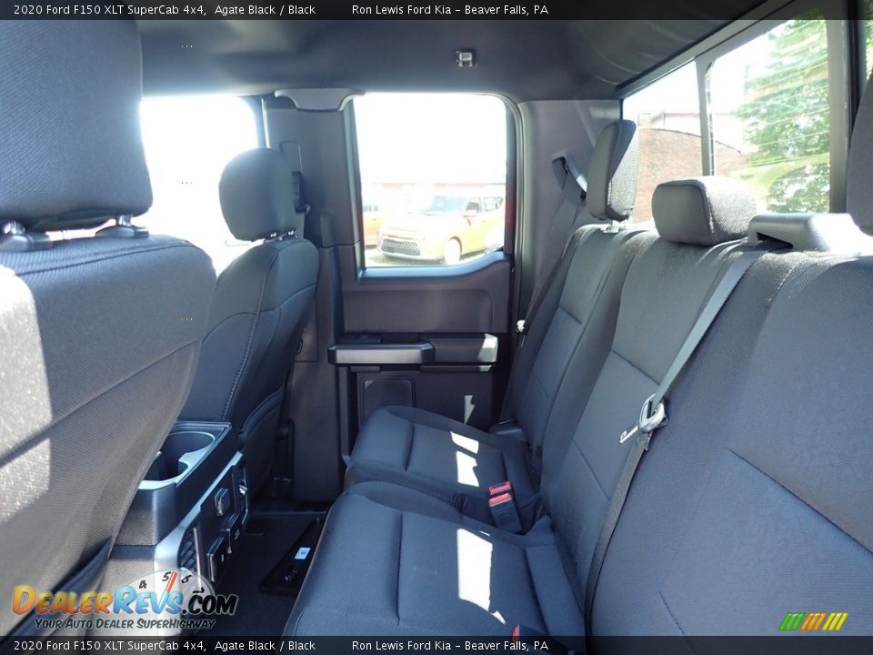 2020 Ford F150 XLT SuperCab 4x4 Agate Black / Black Photo #14