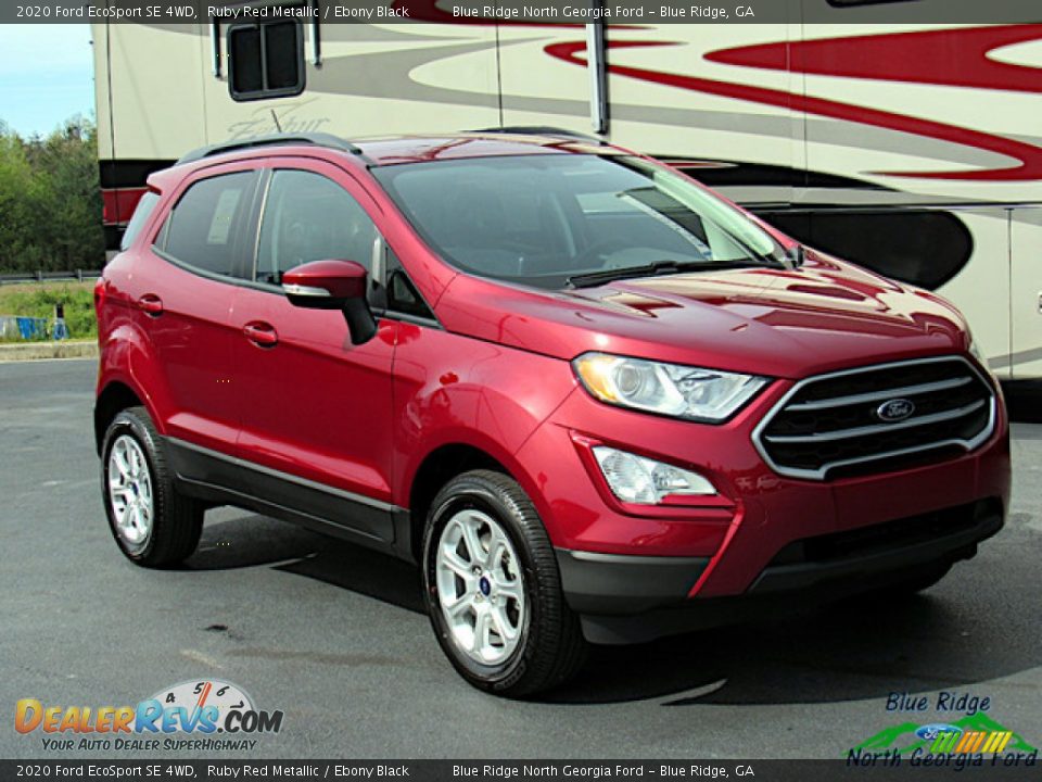 2020 Ford EcoSport SE 4WD Ruby Red Metallic / Ebony Black Photo #7