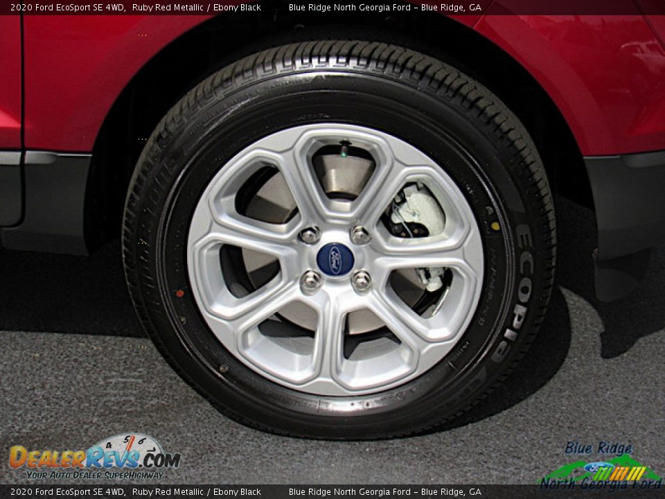 2020 Ford EcoSport SE 4WD Ruby Red Metallic / Ebony Black Photo #9