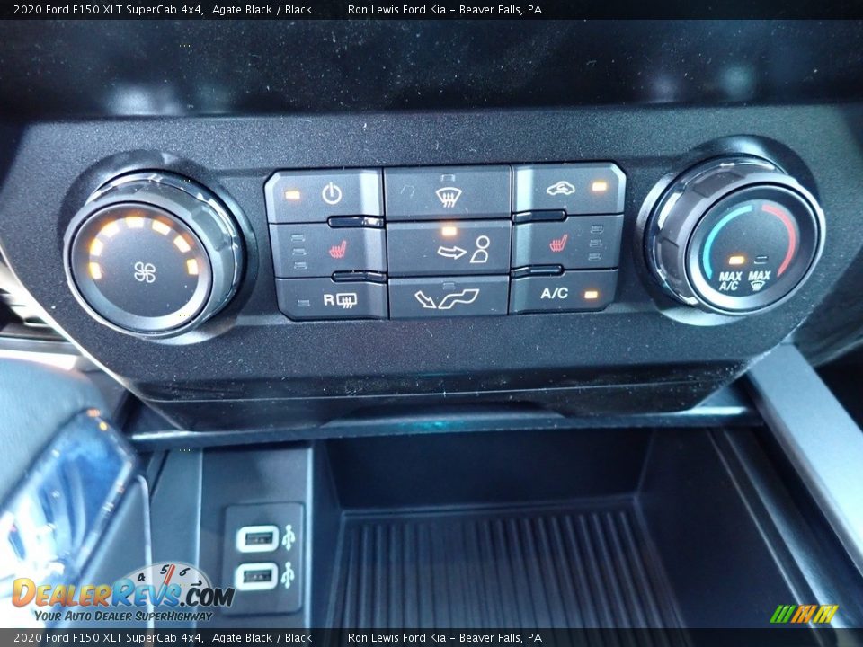 2020 Ford F150 XLT SuperCab 4x4 Agate Black / Black Photo #19