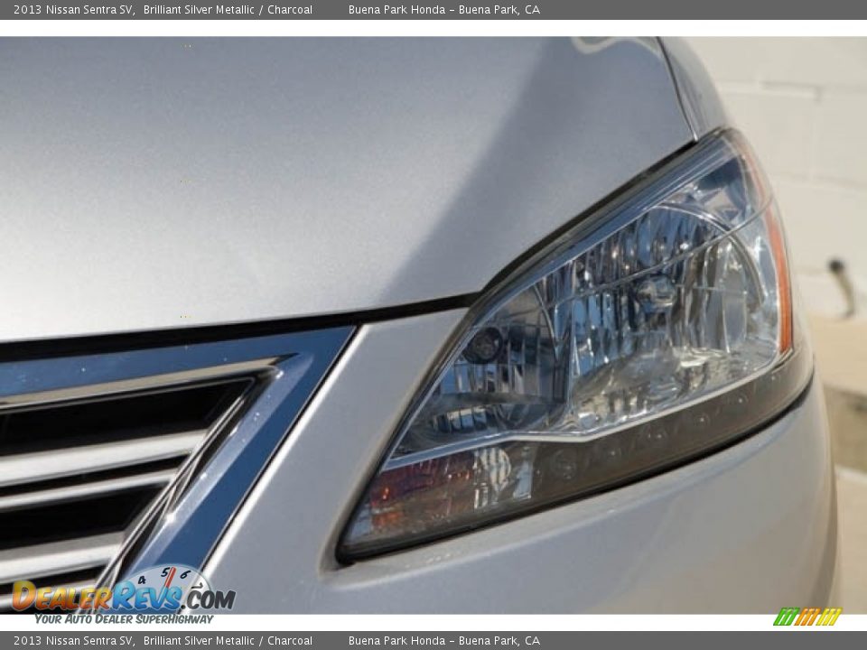 2013 Nissan Sentra SV Brilliant Silver Metallic / Charcoal Photo #9