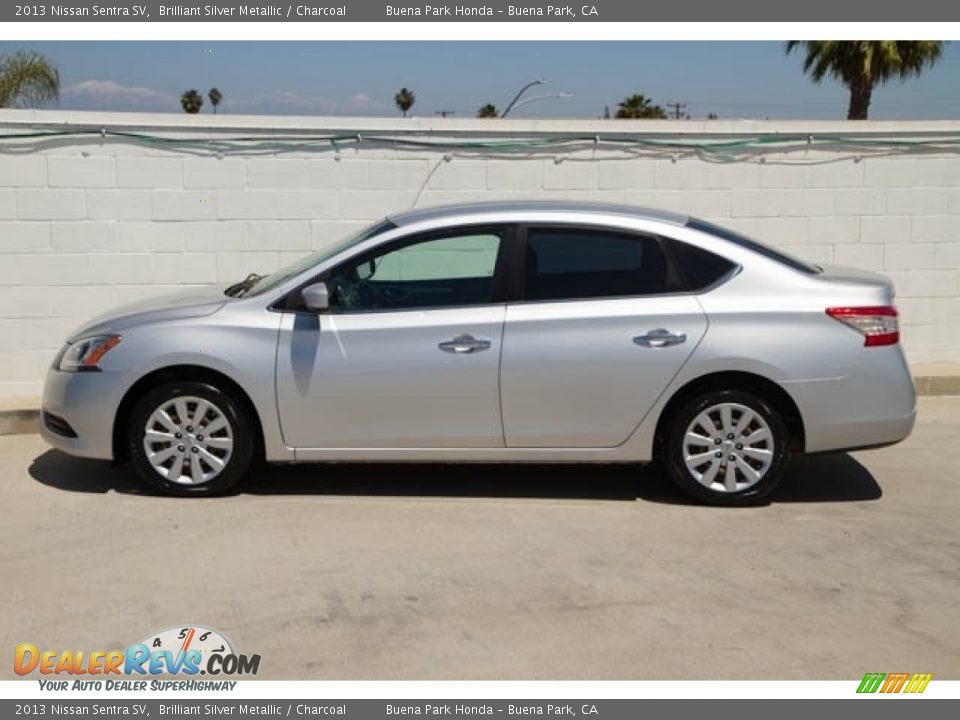 Brilliant Silver Metallic 2013 Nissan Sentra SV Photo #10