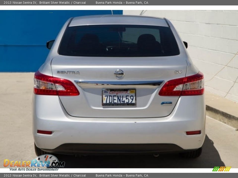 2013 Nissan Sentra SV Brilliant Silver Metallic / Charcoal Photo #11