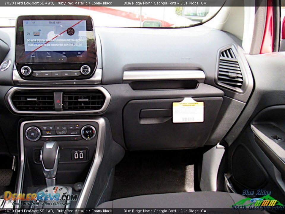 2020 Ford EcoSport SE 4WD Ruby Red Metallic / Ebony Black Photo #16