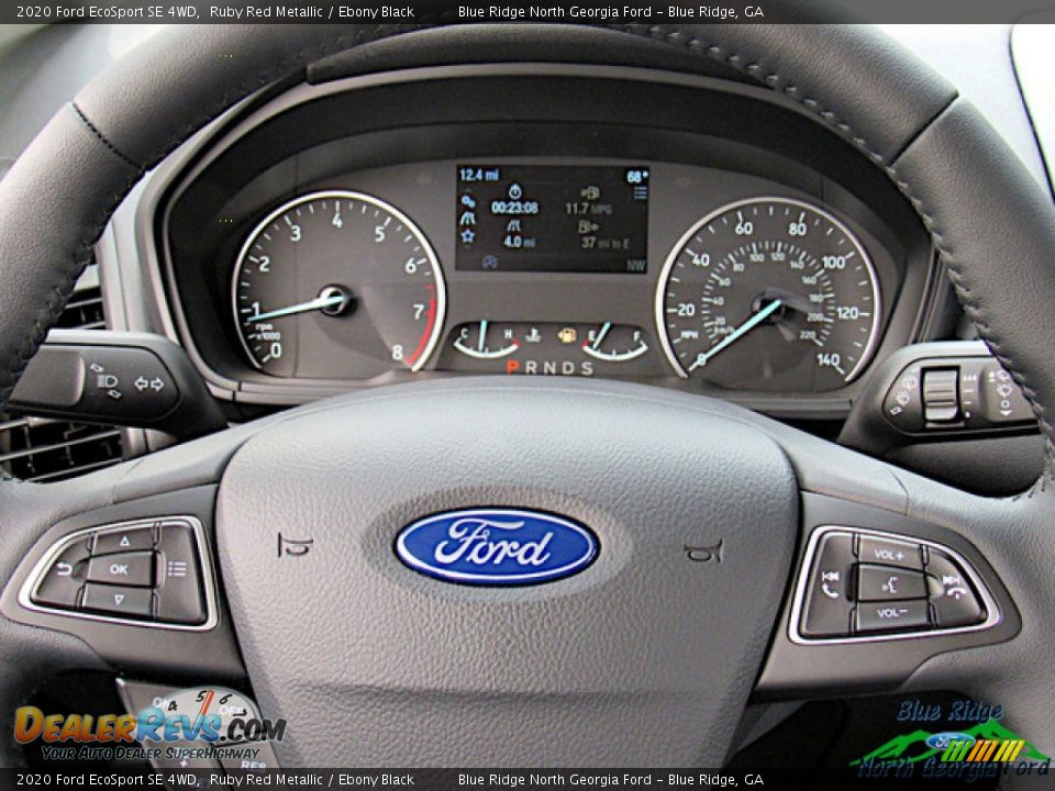2020 Ford EcoSport SE 4WD Ruby Red Metallic / Ebony Black Photo #17