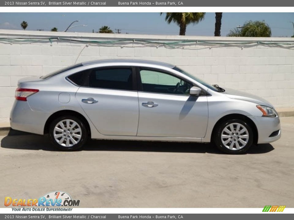 Brilliant Silver Metallic 2013 Nissan Sentra SV Photo #14