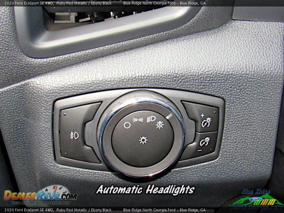 2020 Ford EcoSport SE 4WD Ruby Red Metallic / Ebony Black Photo #22