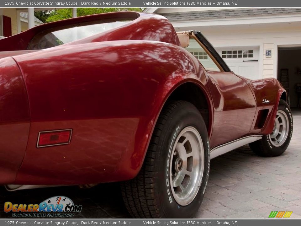 1975 Chevrolet Corvette Stingray Coupe Dark Red / Medium Saddle Photo #3