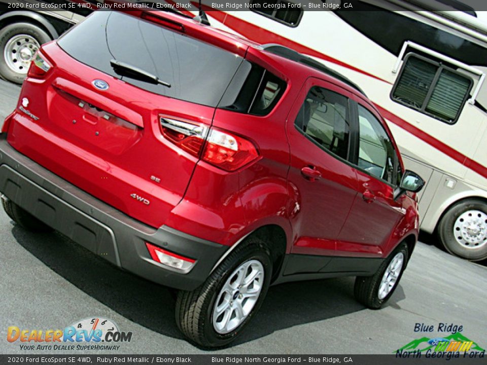 2020 Ford EcoSport SE 4WD Ruby Red Metallic / Ebony Black Photo #30