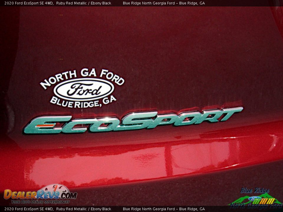 2020 Ford EcoSport SE 4WD Ruby Red Metallic / Ebony Black Photo #32