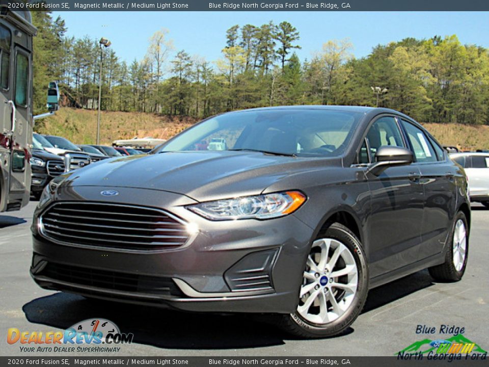 2020 Ford Fusion SE Magnetic Metallic / Medium Light Stone Photo #1