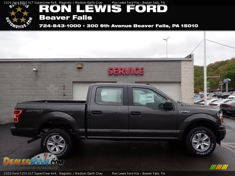 2020 Ford F150 XLT SuperCrew 4x4 Magnetic / Medium Earth Gray Photo #1
