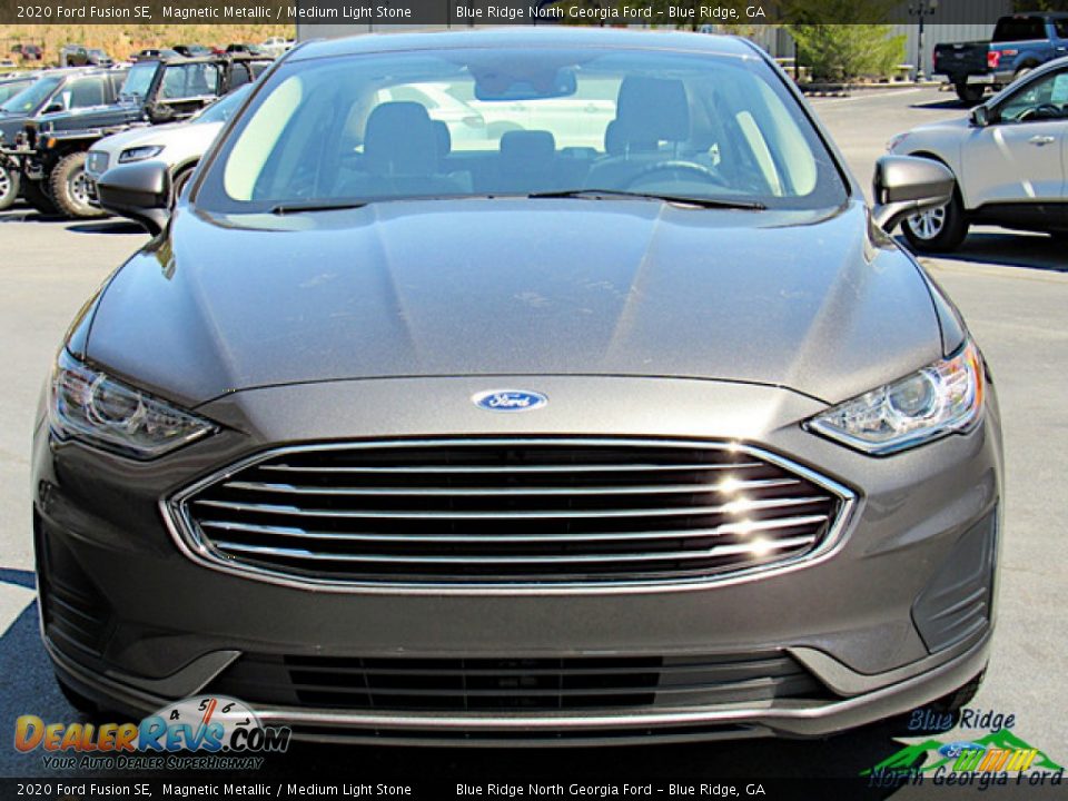 2020 Ford Fusion SE Magnetic Metallic / Medium Light Stone Photo #8