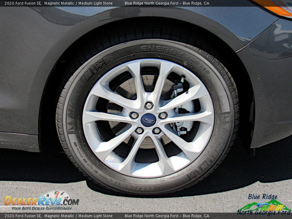 2020 Ford Fusion SE Magnetic Metallic / Medium Light Stone Photo #9