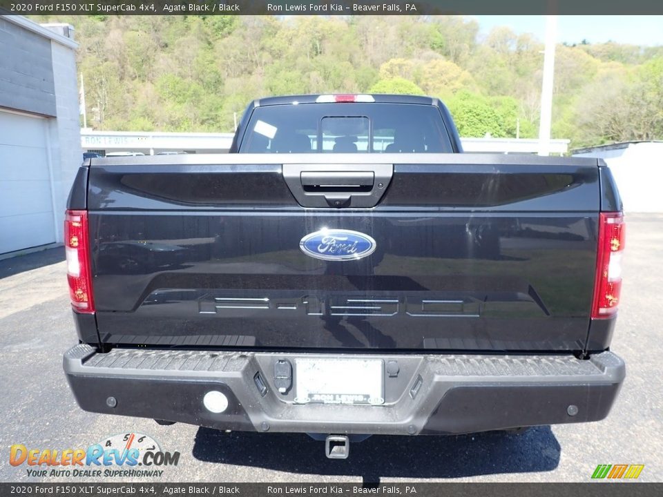 2020 Ford F150 XLT SuperCab 4x4 Agate Black / Black Photo #3