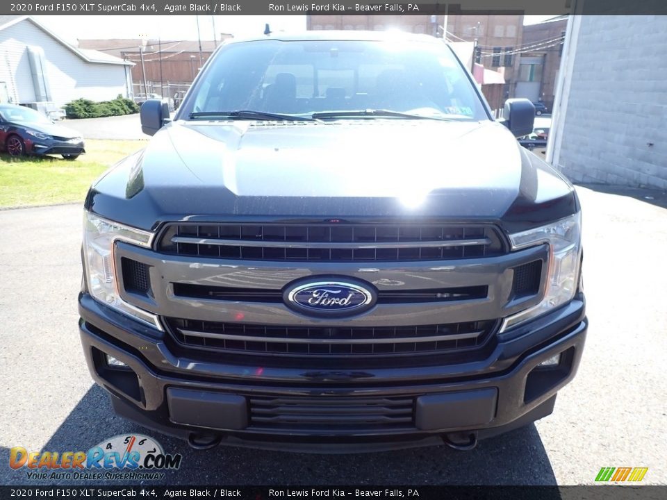 2020 Ford F150 XLT SuperCab 4x4 Agate Black / Black Photo #7