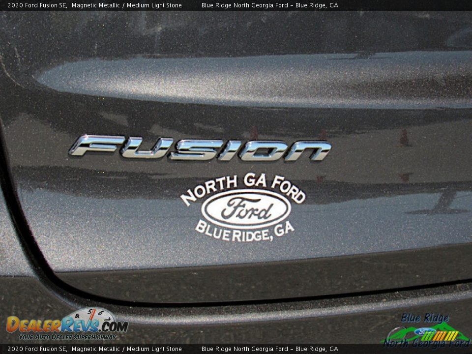 2020 Ford Fusion SE Magnetic Metallic / Medium Light Stone Photo #34