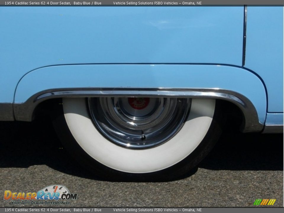 1954 Cadillac Series 62 4 Door Sedan Baby Blue / Blue Photo #7