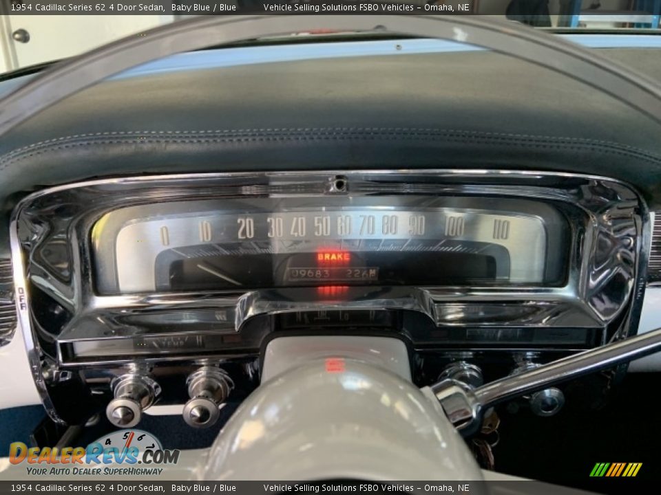 1954 Cadillac Series 62 4 Door Sedan Gauges Photo #9