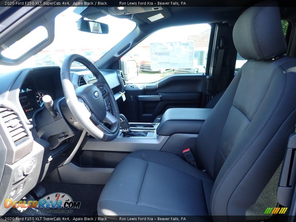 2020 Ford F150 XLT SuperCab 4x4 Agate Black / Black Photo #13