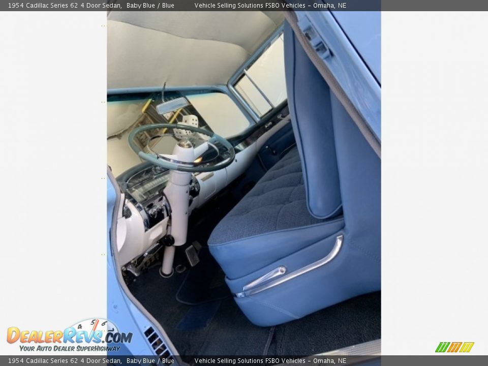 Blue Interior - 1954 Cadillac Series 62 4 Door Sedan Photo #10