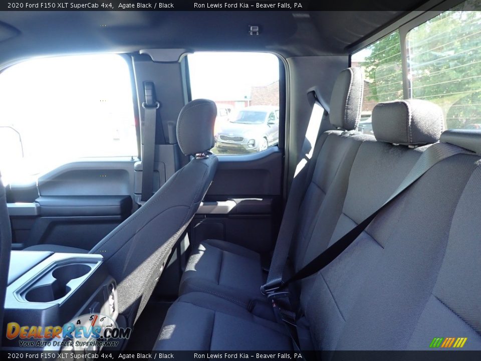 2020 Ford F150 XLT SuperCab 4x4 Agate Black / Black Photo #14