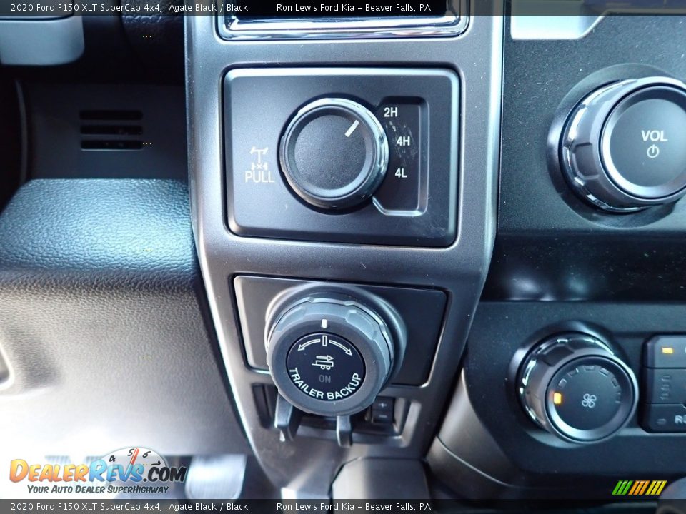 2020 Ford F150 XLT SuperCab 4x4 Agate Black / Black Photo #18