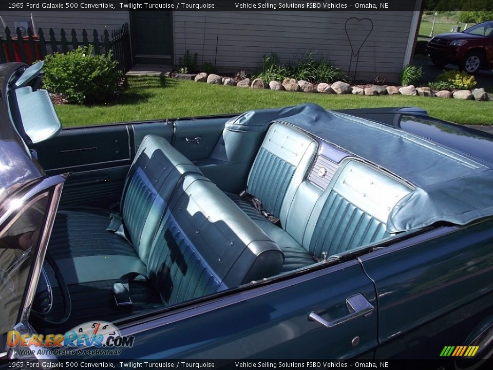 Rear Seat of 1965 Ford Galaxie 500 Convertible Photo #12