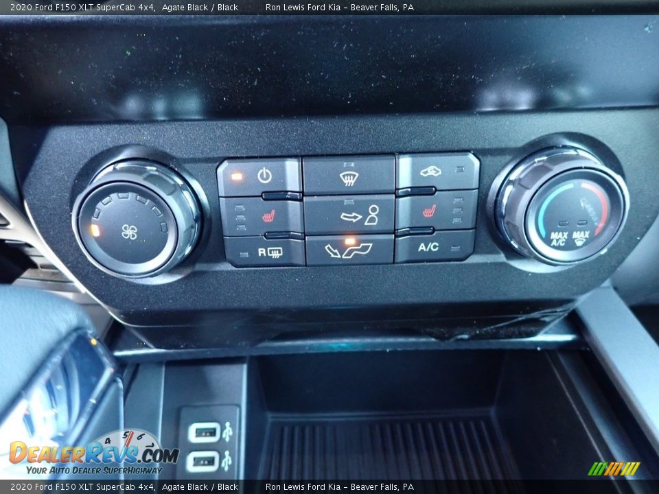 2020 Ford F150 XLT SuperCab 4x4 Agate Black / Black Photo #19