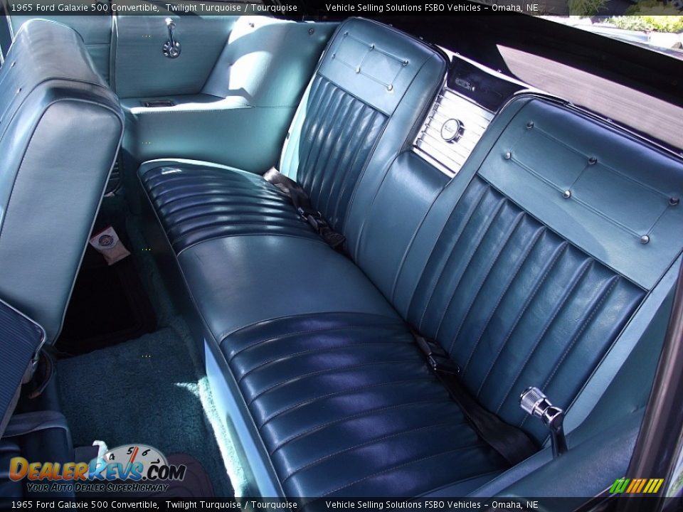 Rear Seat of 1965 Ford Galaxie 500 Convertible Photo #13