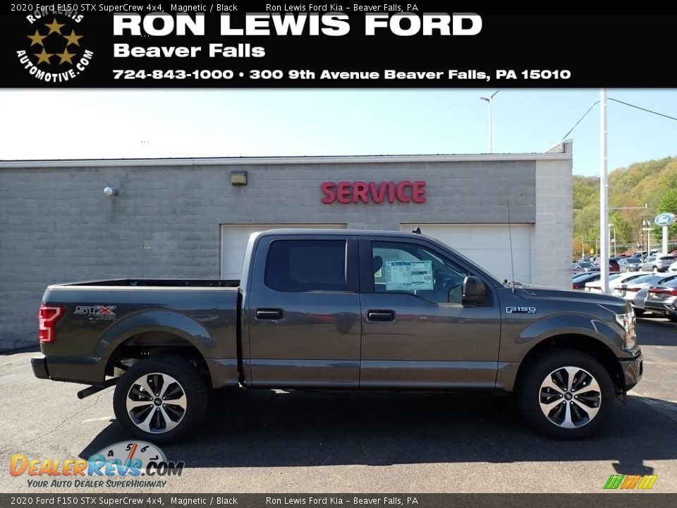 2020 Ford F150 STX SuperCrew 4x4 Magnetic / Black Photo #1