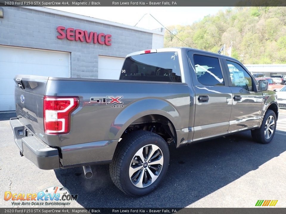 2020 Ford F150 STX SuperCrew 4x4 Magnetic / Black Photo #2