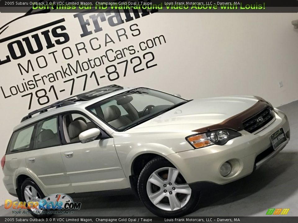 2005 Subaru Outback 3.0 R VDC Limited Wagon Champagne Gold Opal / Taupe Photo #2